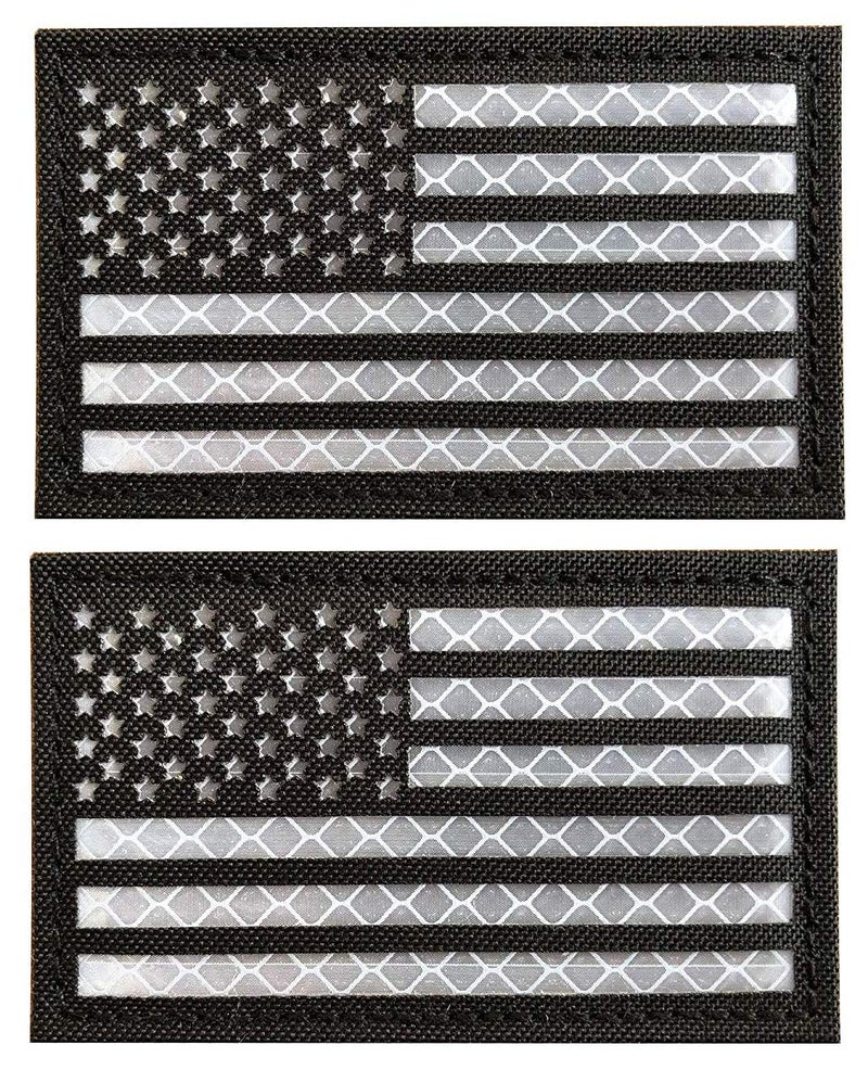 WZT Bundle 6 Pieces American Flag Tactical Morale Military Patch Set - Image 1